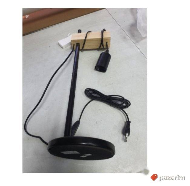 Retro Stona Lampa 50cm Metal-Drvo - Eglo 2