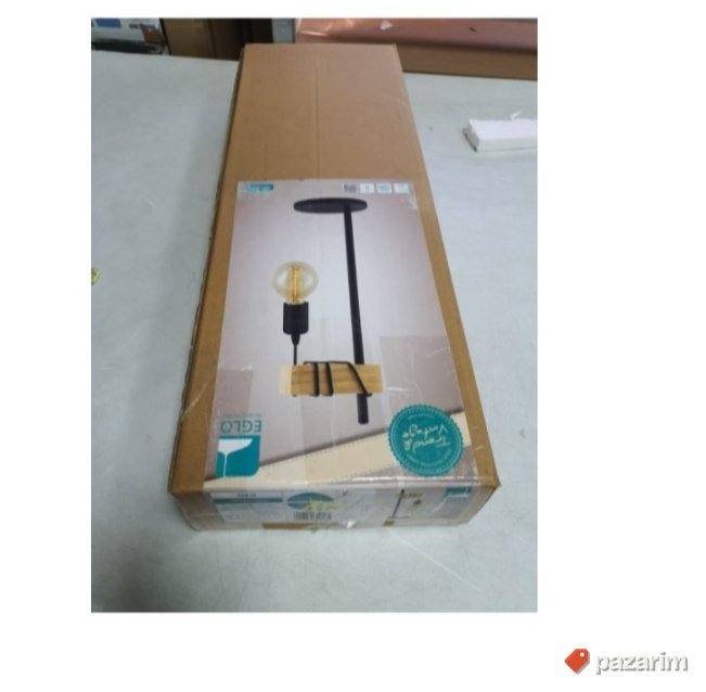 Retro Stona Lampa 50cm Metal-Drvo - Eglo 4