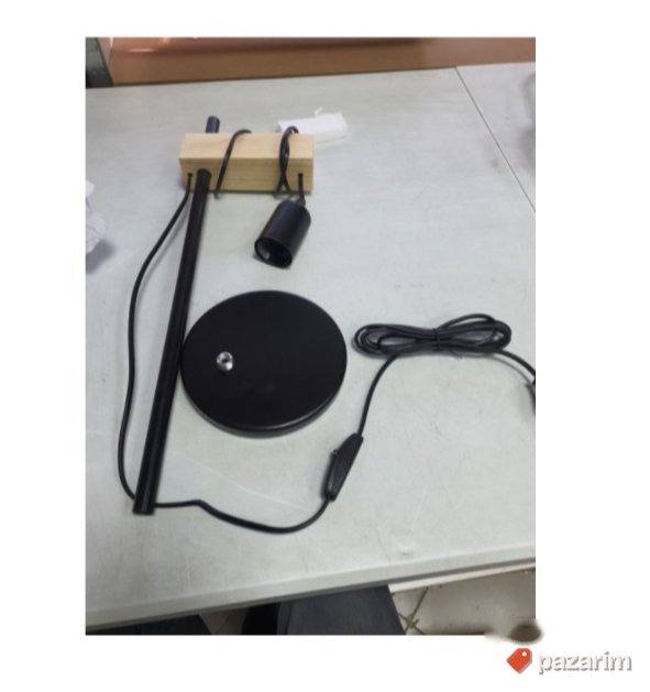 Retro Stona Lampa 50cm Metal-Drvo - Eglo 5