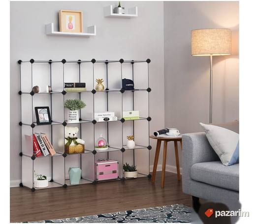 Modularni OrmanCipelarnik 125x31x125cm- Songmics