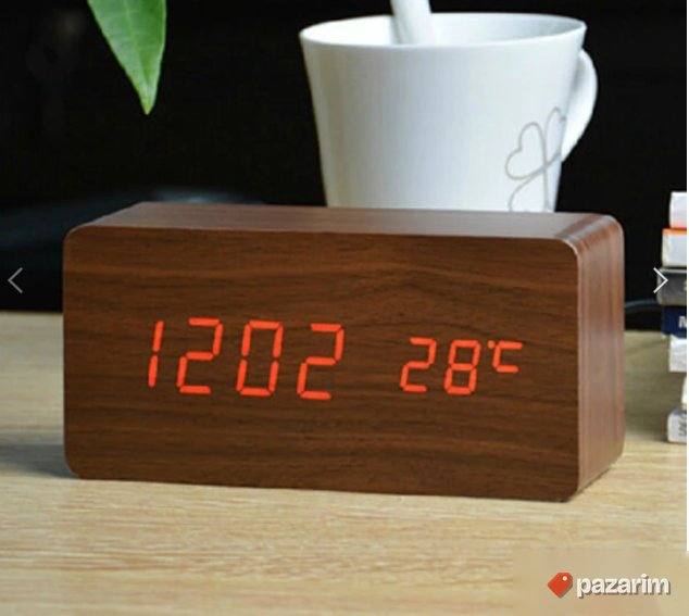 Digitalni Sat Termometar Alarm Voice Control-FiBisonic 7