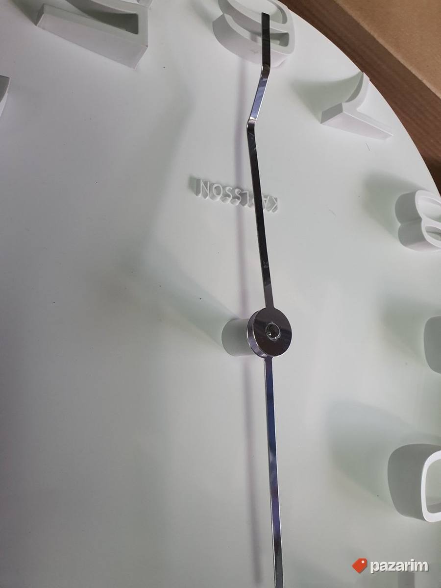 Zidni Beli Sat 42cm - Karlsson 5
