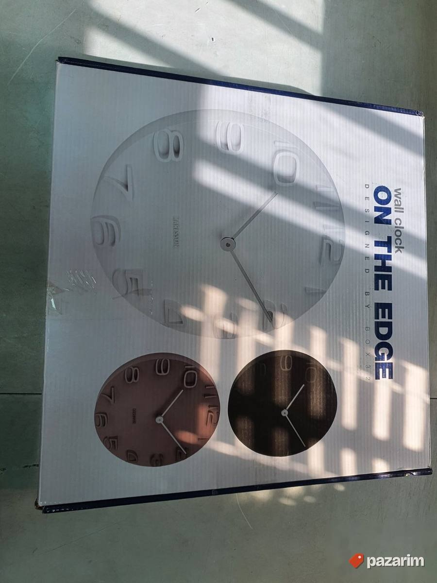 Zidni Beli Sat 42cm - Karlsson 7