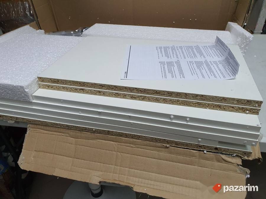 Ormar- Pokretni Ormar na Tockicima 77x50x32cm Beli - SLEEN 2