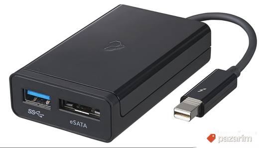 Thunderbolt to eSATA + USB 3.0 Adapter-Kanex