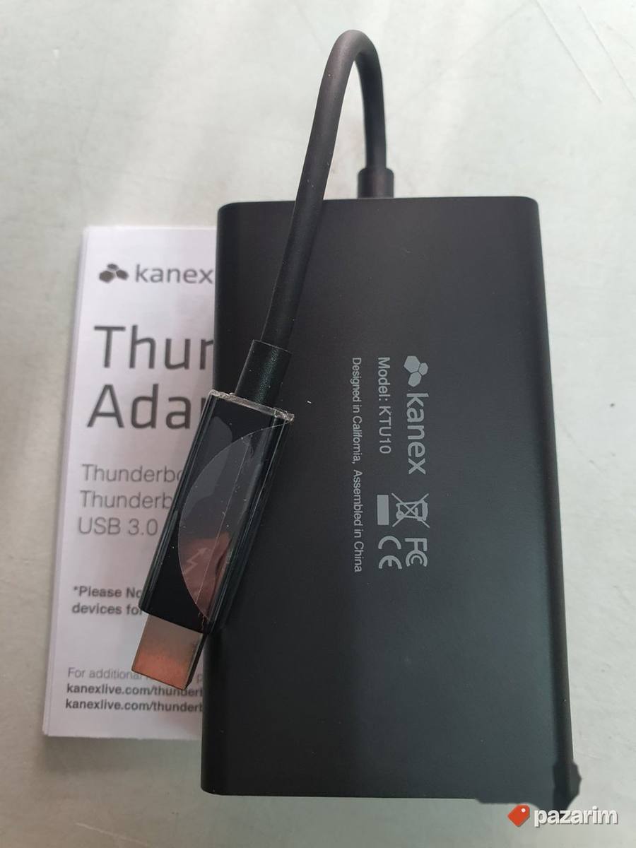 Thunderbolt to eSATA + USB 3.0 Adapter-Kanex 3