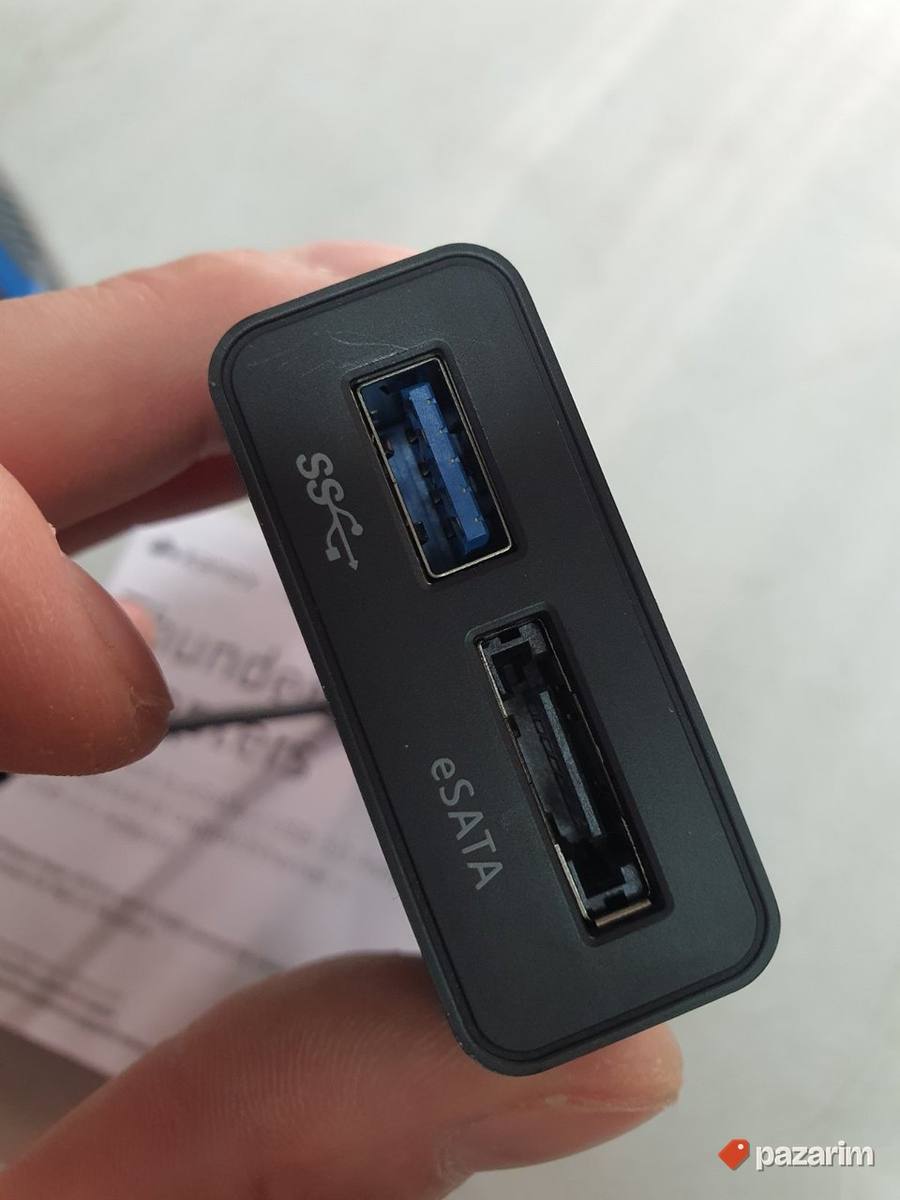 Thunderbolt to eSATA + USB 3.0 Adapter-Kanex 5