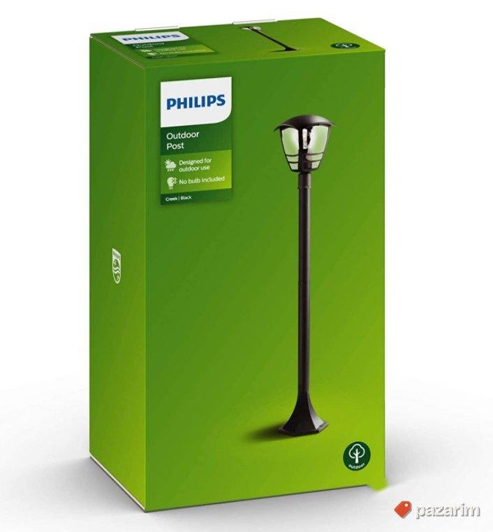 Baštenska Lampa 60W 17.5x17.5x99.5cm-Philips 7