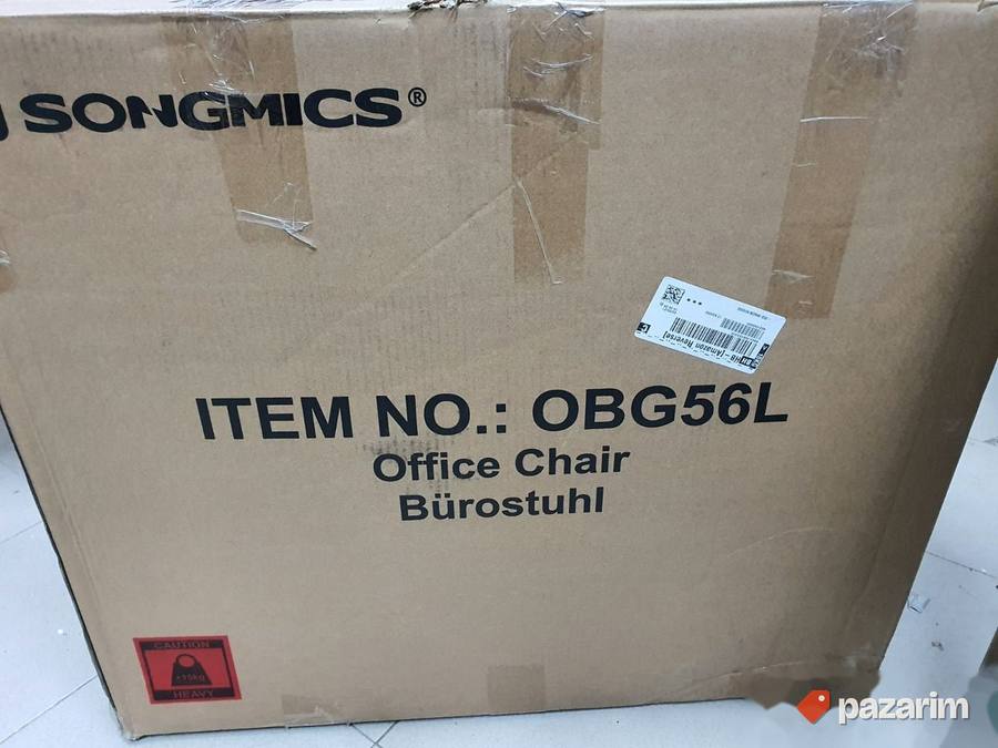 Kancelarijska Stolica (Crno-Plava) do 150kg OBG56L- Songmics 6