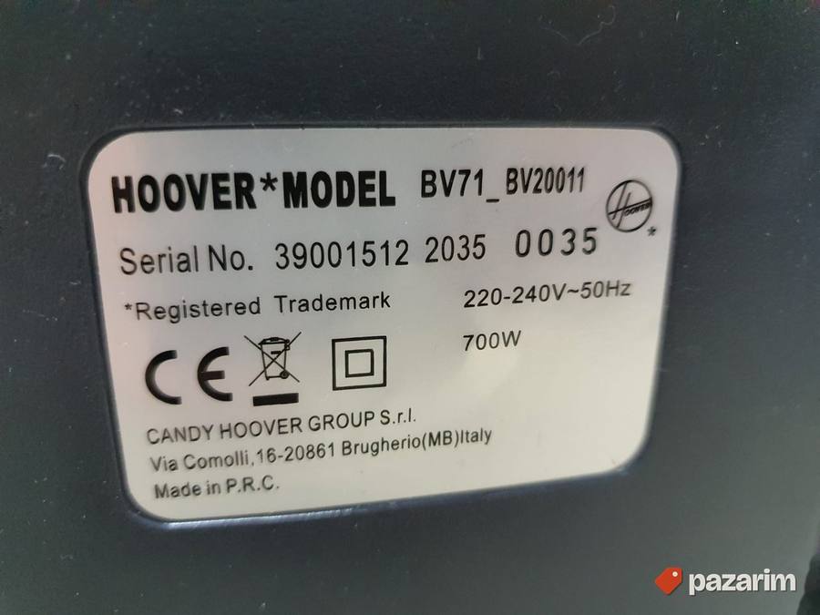 Usisivac BV71 BV20011 700W - Hoover 3