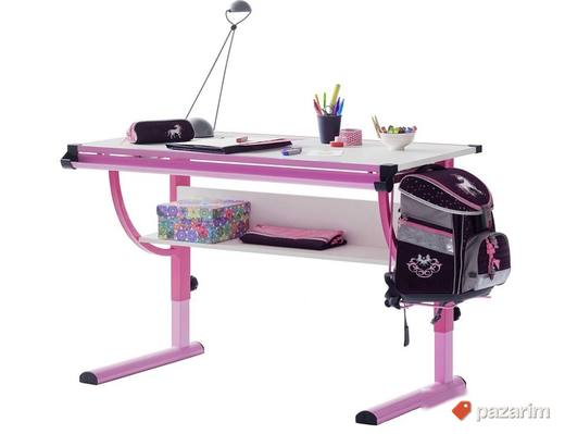 Radni Sto Pink/Roze 118x62-93x60cm Robas Lund