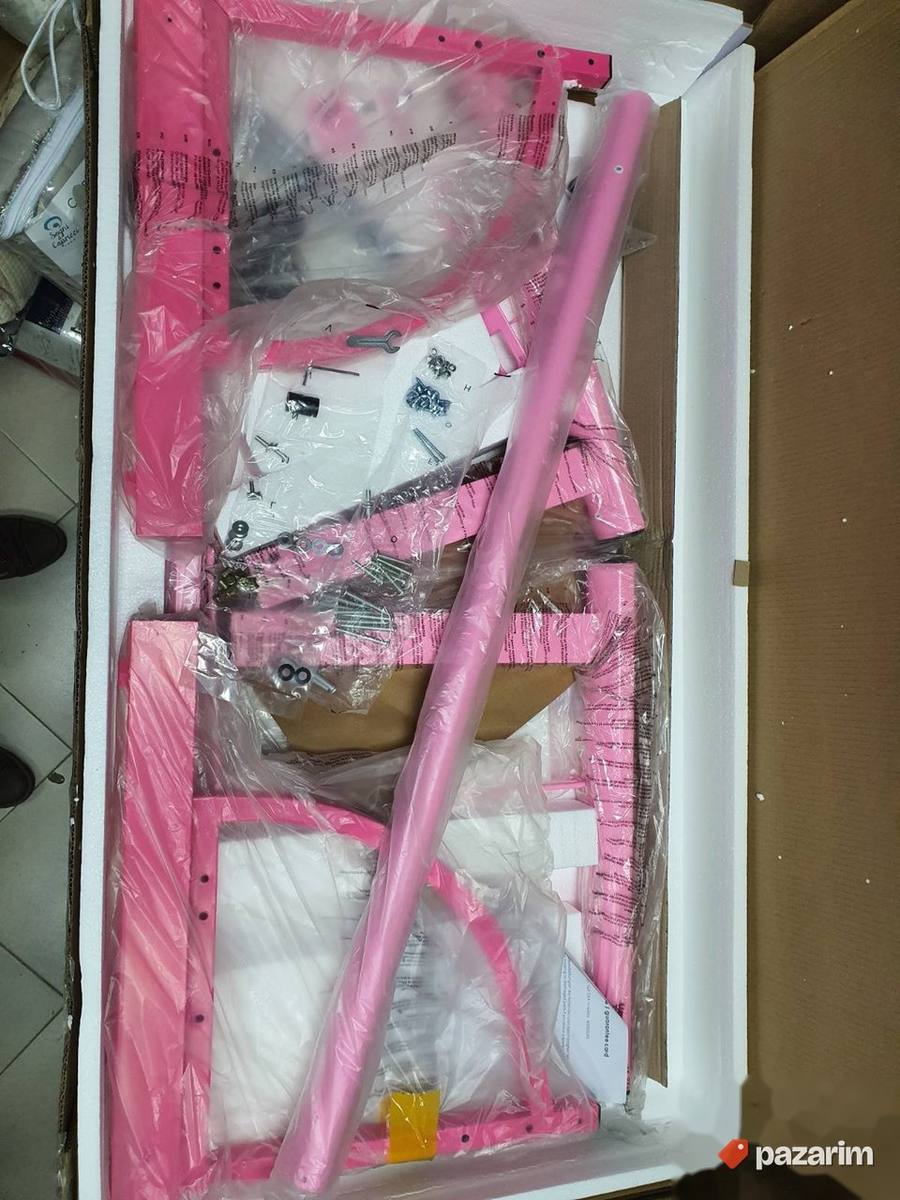 Radni Sto Pink/Roze 118x62-93x60cm Robas Lund 4