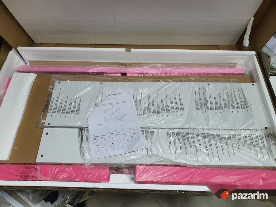 Radni Sto Pink/Roze 118x62-93x60cm Robas Lund 5
