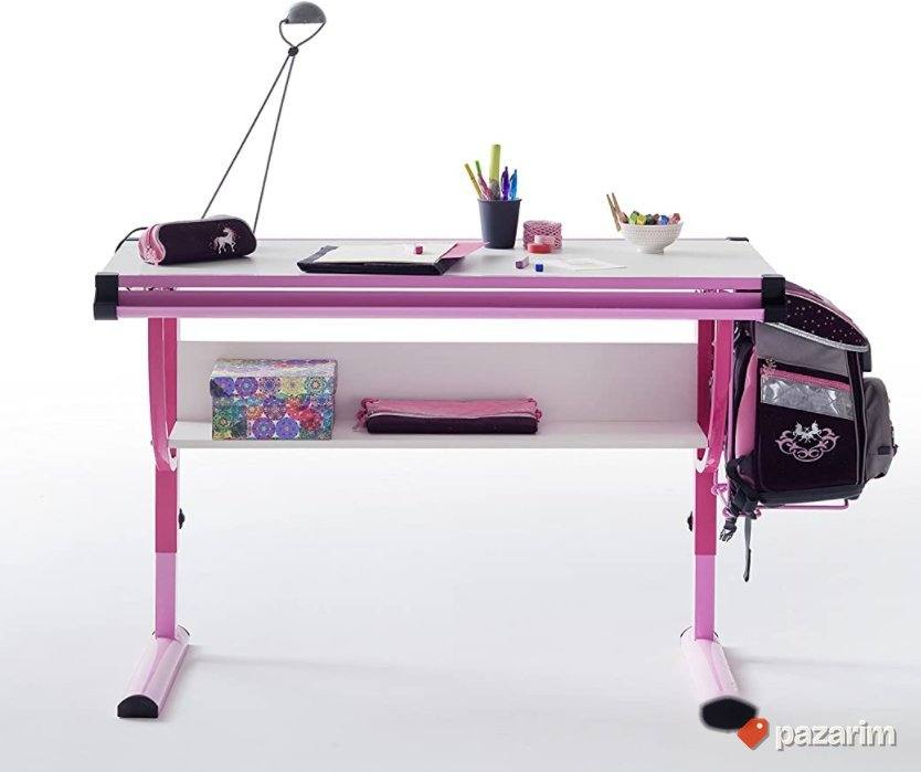 Radni Sto Pink/Roze 118x62-93x60cm Robas Lund 7