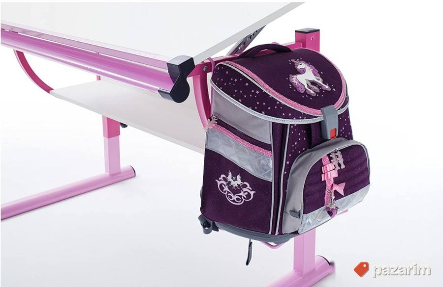 Radni Sto Pink/Roze 118x62-93x60cm Robas Lund 8