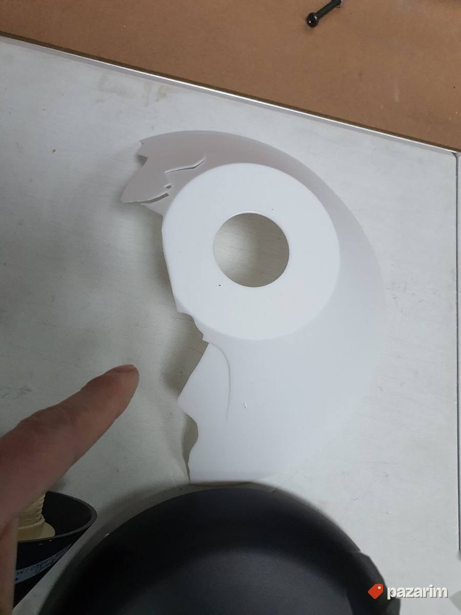 Podna Lampa sa Svetlom za Citanje 60V-E27 Crno-Bela Brillia 5