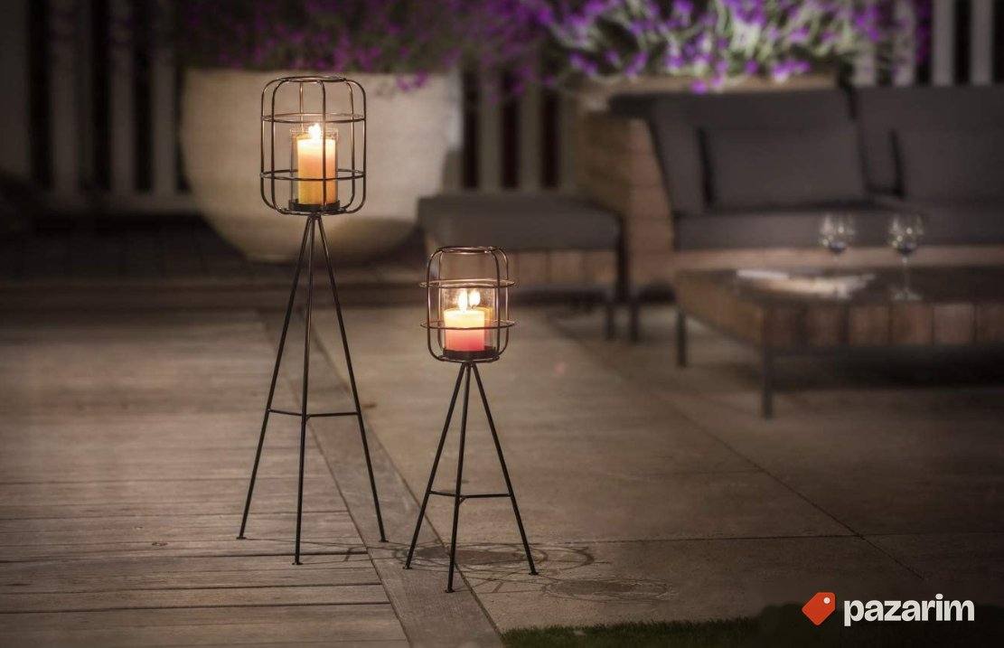 Stalak Za Svece 2Kom. Visina 60cm i 90cm - LIFA LIVING 1