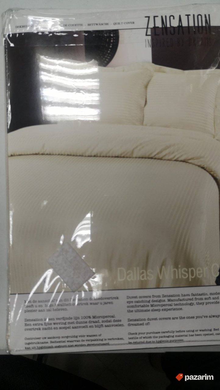Posteljina 200x200/220+2/60x70cm Mikroperkal Bez Boja #24 3