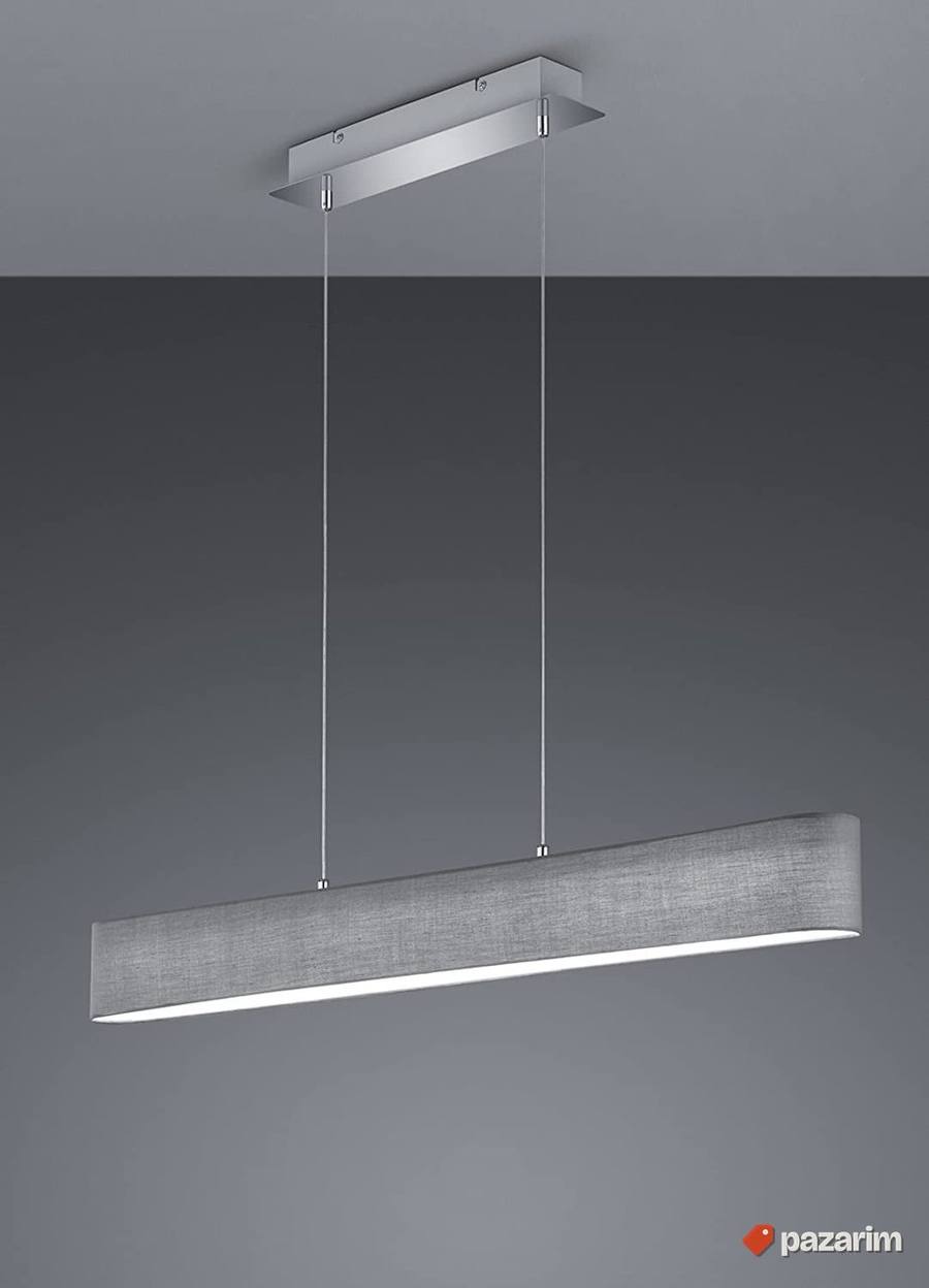 Luster Visilica 100x150x8.5cm Sivi Abazur - Trio 3