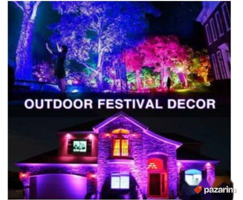Set 2 Led Reflektora Multicolor 60W-5000K ( Ustellar IP66) 1
