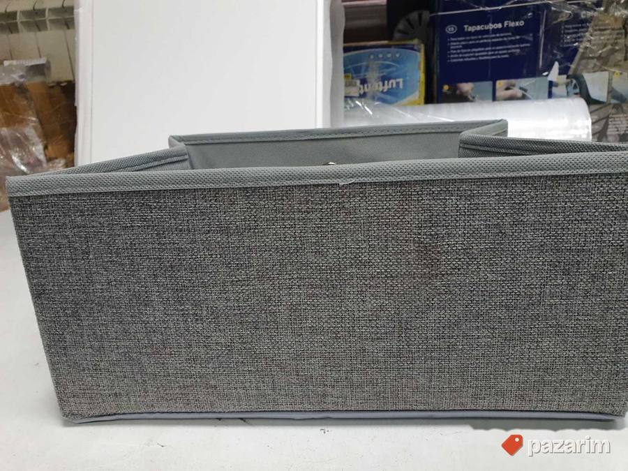 Komoda sa 3 Fioke 32xSirina41xV61cm Belo/Sivo Casame 2