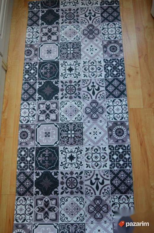 Neklizajuća Staza Imitacija Pločica 60x90cm Crna #33