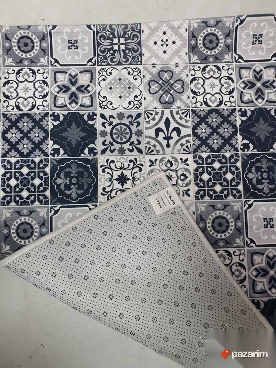 Neklizajuća Staza Imitacija Pločica 60x90cm Crna #33 2