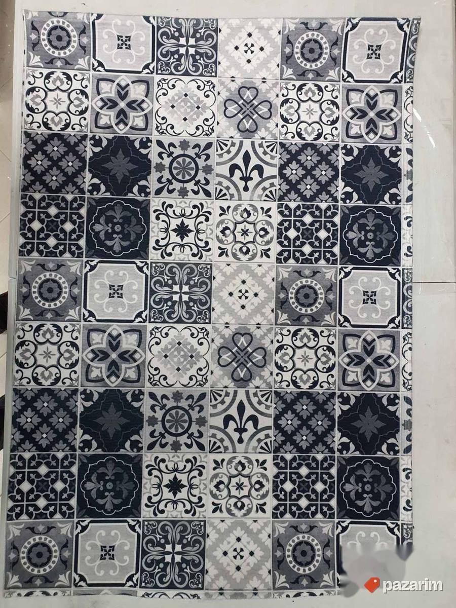 Neklizajuća Staza Imitacija Pločica 60x90cm Crna #33 3