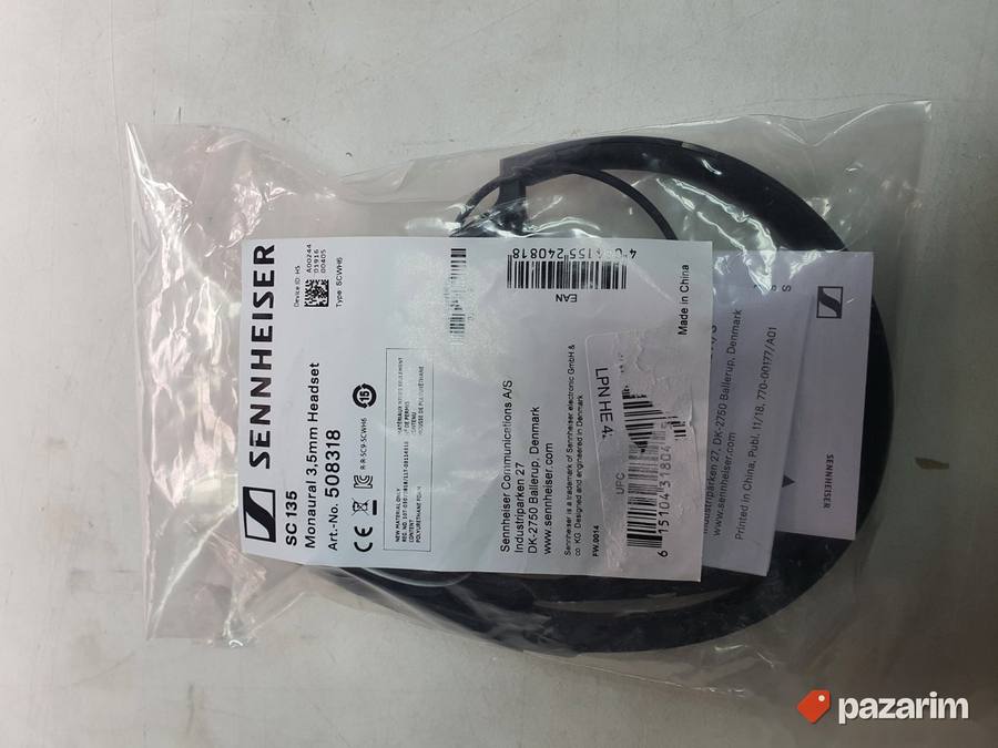 Slusalica Sennheiser SC 135 (Crna) 7