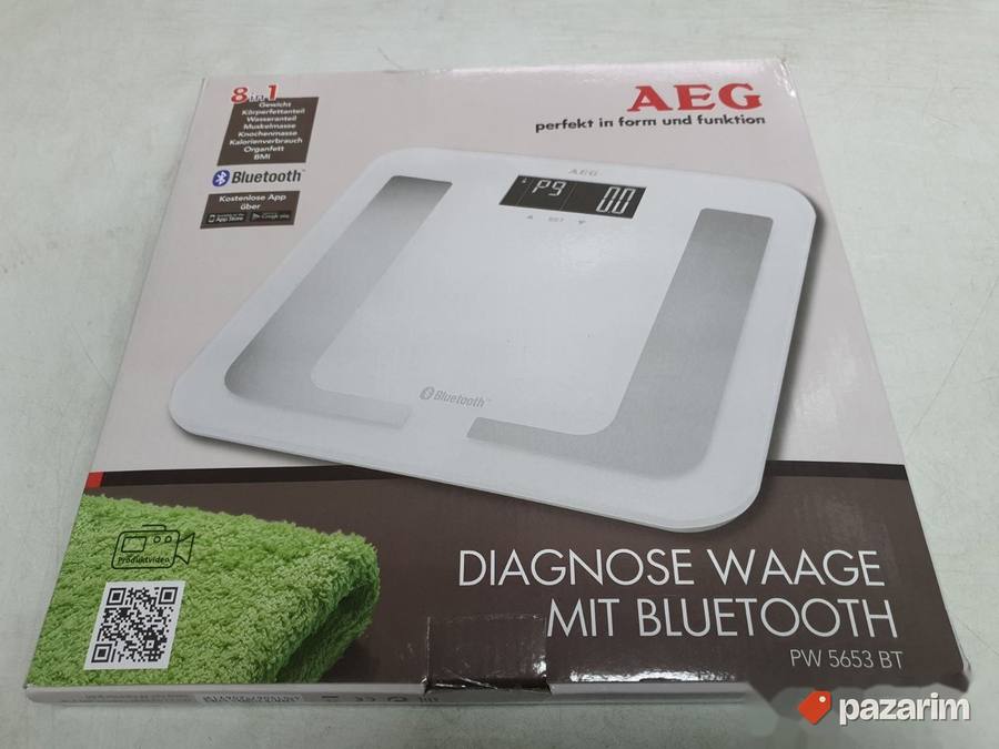 Bluetooth Vaga 8u1 Staklo-Metal do 150kg - Aeg 3