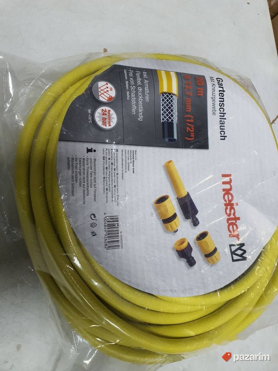 Bastensko Crevo 20M : O 12, 70mm (1/2 ") PVC- meiste 2