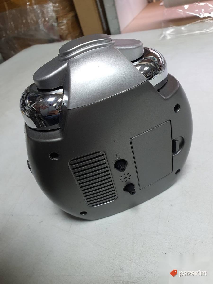 Sat- Budilnik 148x143x78mm Sivi - Acctim 3