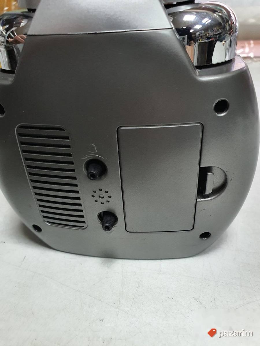 Sat- Budilnik 148x143x78mm Sivi - Acctim 4