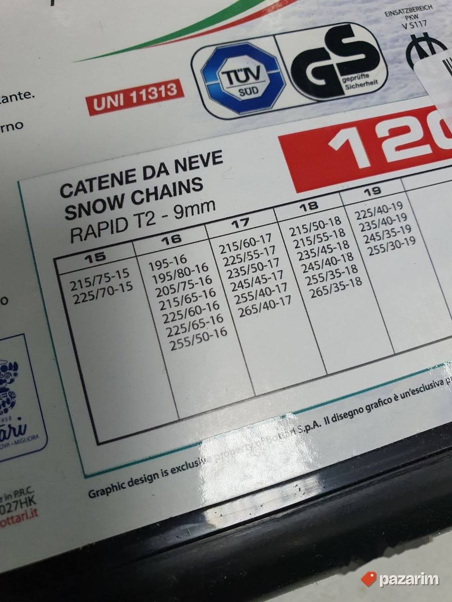 Lanci za Sneg 9mm - Bottari Rapid T2 2