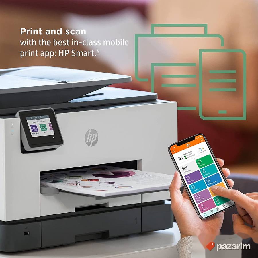 HP Officejet Pro 9022E Multifunction Inkjet Printer 3