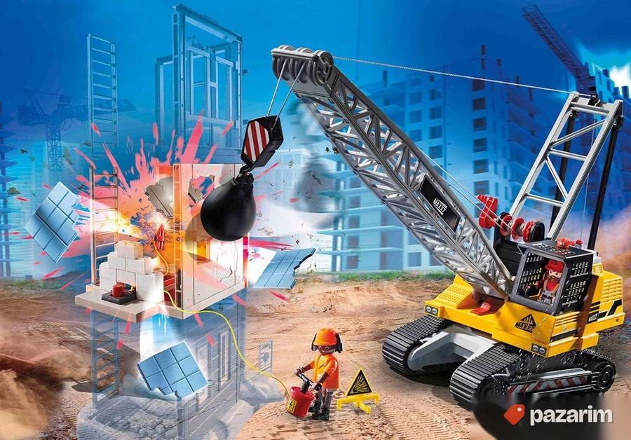Igracka Bager sa gradjevinskim delom - PlayMobil 2