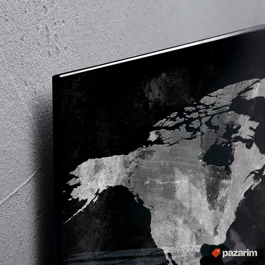 Staklena magnetna 3D tabla sveta 91x46cm - Sigel 6