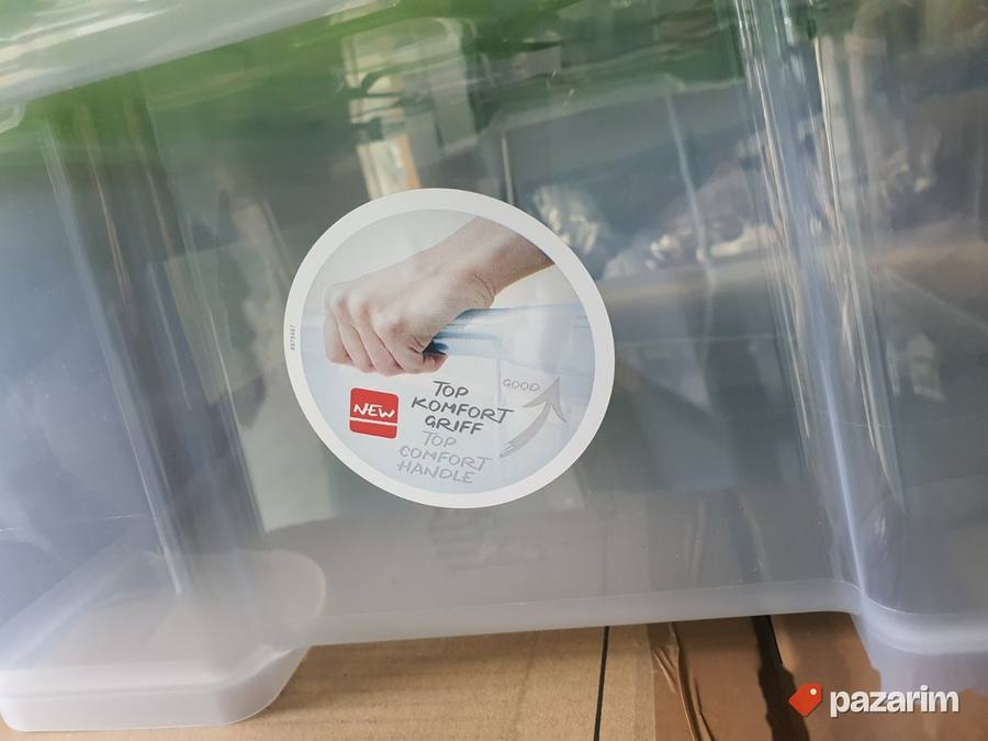 Plasticne kutije 2 komada 30l - Rotho Eva 6