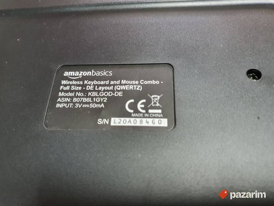 Bezicni Tastatura i mis - Amazon Basic QWERTZ 5