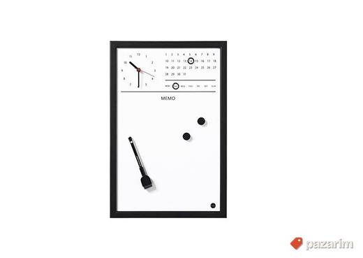 Magnetna Tabla za pisanje + kalendar i sat - Bisilque