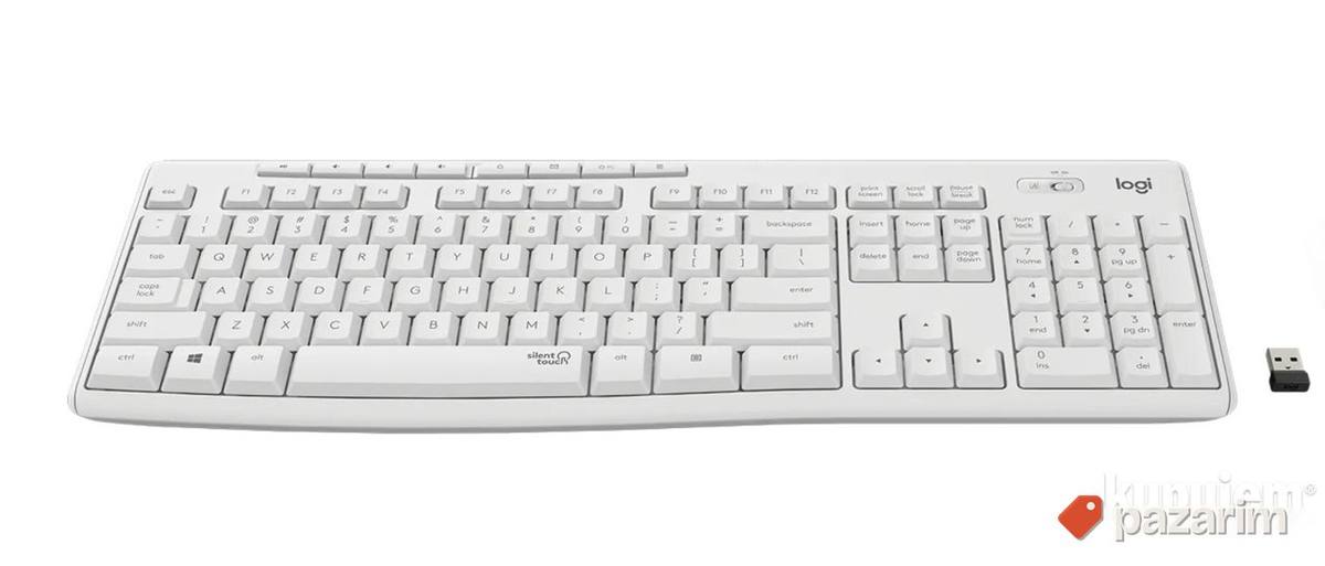 Bezicna Tastatura K295 Bela DEU - Logitech 1