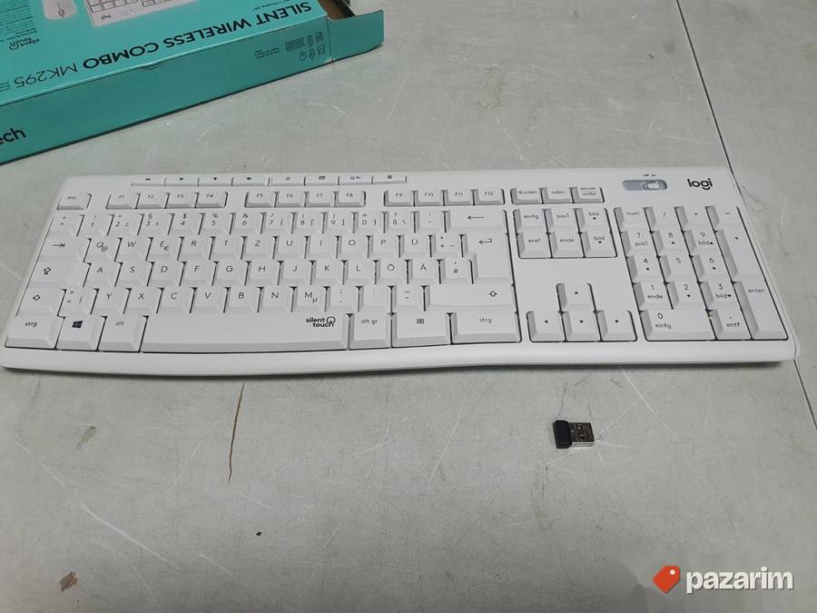 Bezicna Tastatura K295 Bela DEU - Logitech 7
