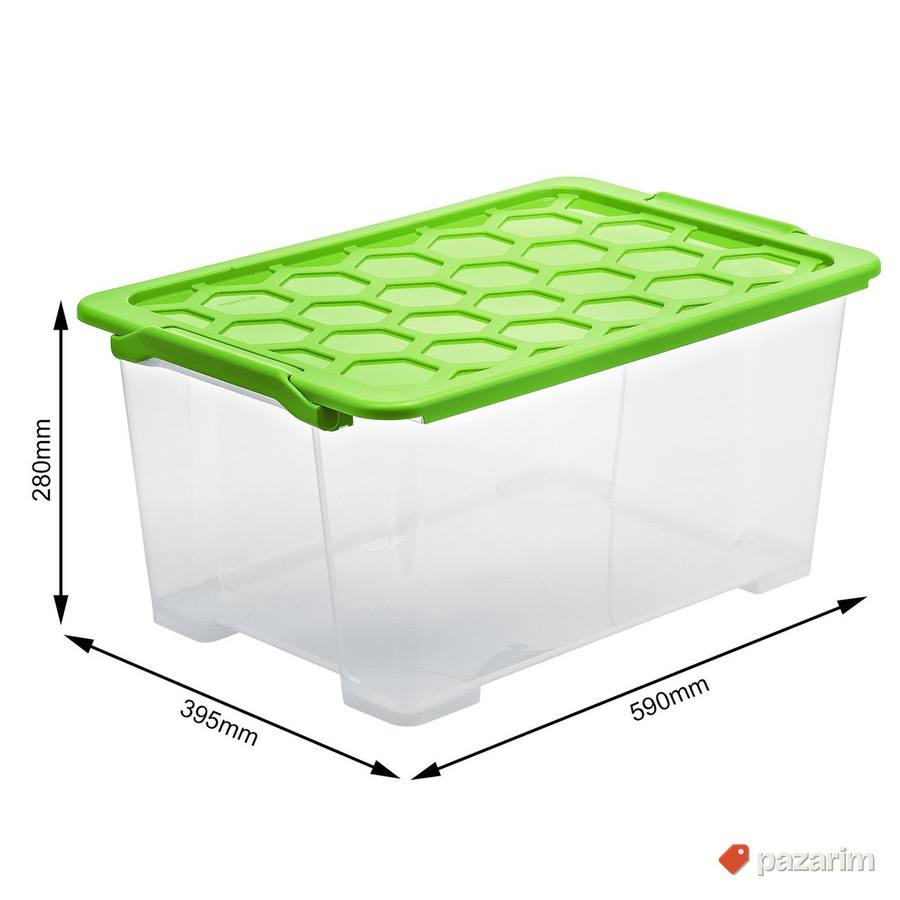 Set 2 plasticne kutije za odlaganje stvari Rotho44L 2