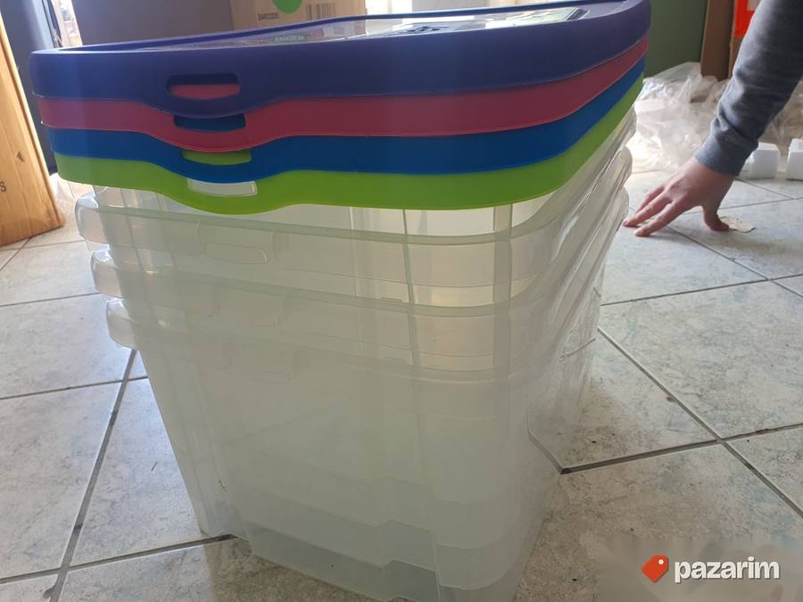 Set 4 plasticne kutije 25L - Alibert Curver 3