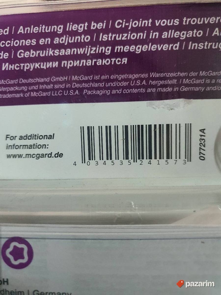 Set Sigurnosnih Srafova za Auto - MCGARD 26002SU 3