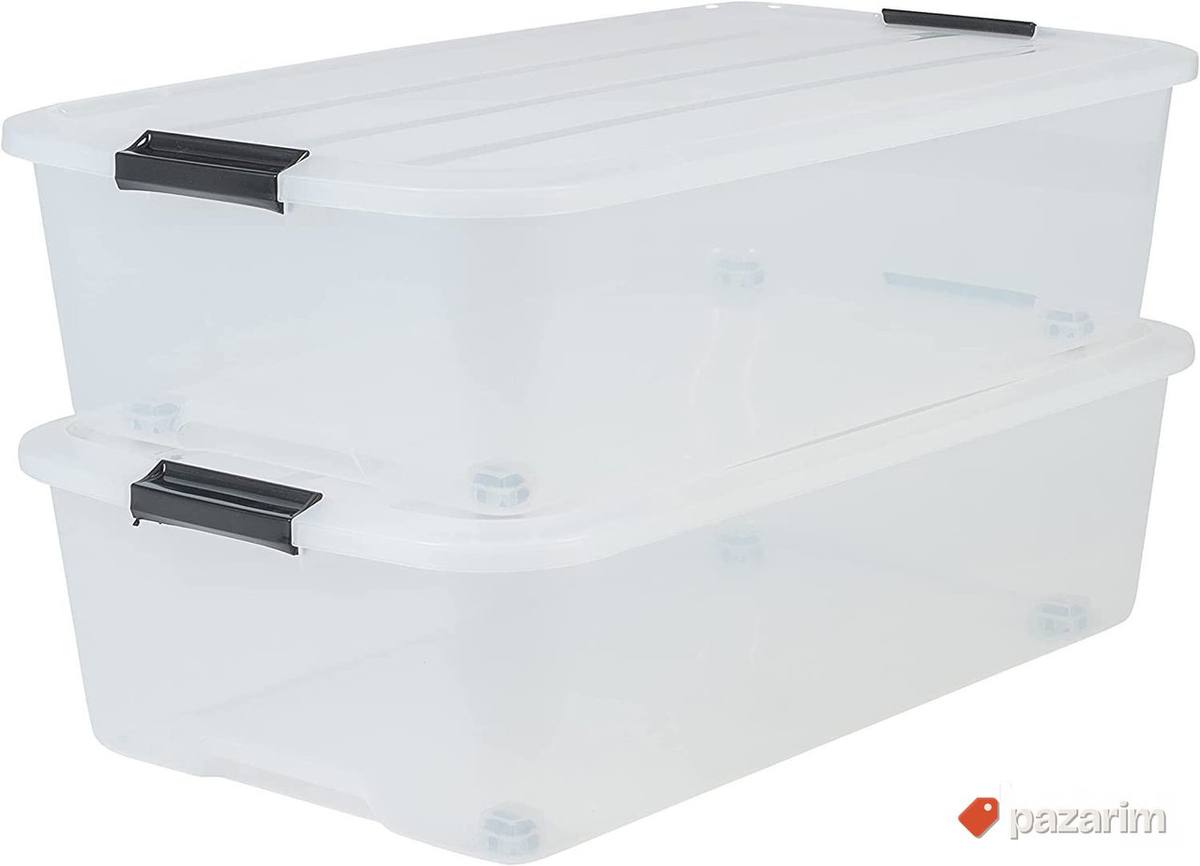 Kutija za odlaganje ispod kreveta + Poklopac 35L - Iris 1