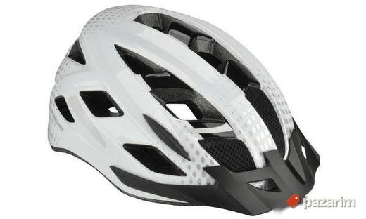 Kaciga za Biciklizam Precnik 52-59cm - Crno - Bela