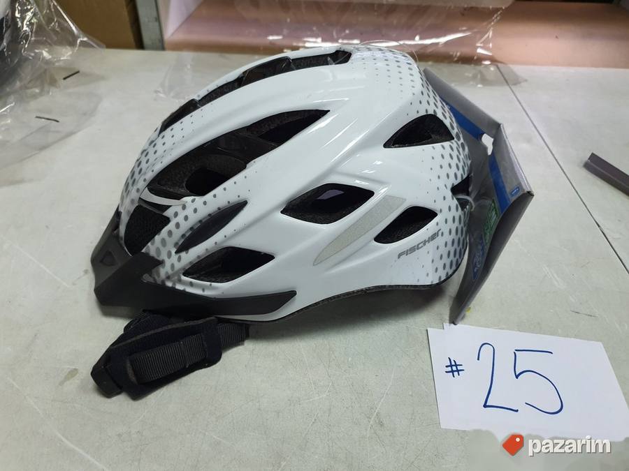 Kaciga za Biciklizam Precnik 52-59cm - Crno - Bela 4
