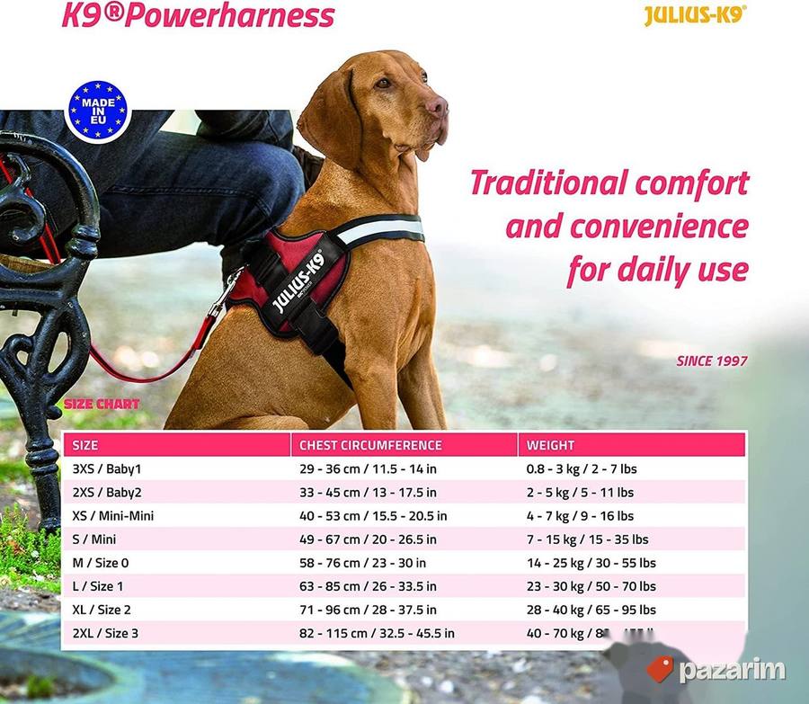 Pojas za Pse Julius-K9 Baby2 6