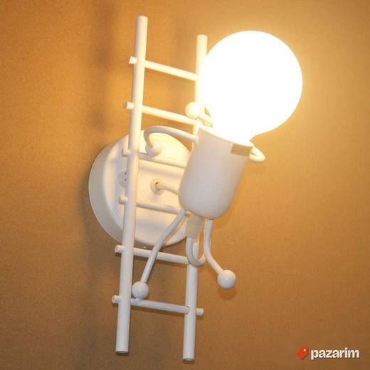 Humanoid kreativna unutrašnja zidna lampa